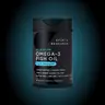 Sports Research Triple Strength Omega 3 Fish Oil - Burpless Fish Oil Supplement w/ EPA & DHA Fatty Acids from Wild Alaskan Pollock - 1250 mg, 90 ct