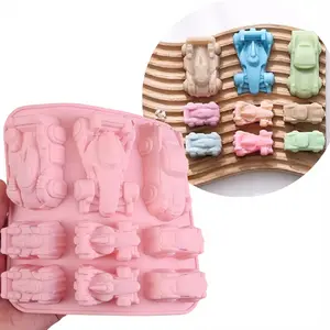 Car Model Mold, Food Grade Shaped Silicone Molds for Chocolate Mousse, Ice Cube, Jelly, Soap, Candle Making, Easy Release Baking Tools