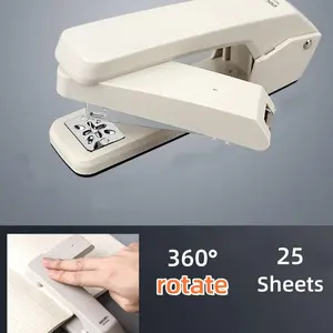 360 Rotatable Duty Stapler, Center Stapler, Multifunctional Binding Machine, Efficient Document Organizer, Office & Home Use, School Paper Staplers