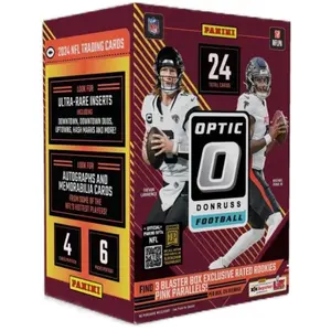 2024 NFL Panini Donruss Optic Blaster Box - Pink - Collectible Football Sports Trading Cards