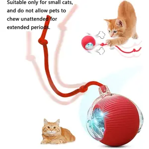 Smart Interactive Cat Toy Ball, Electric Rotating Pet Toy, Durable & Bite-Resistant Design, Perfect Gift for Cats, Automatic Rolling Ball