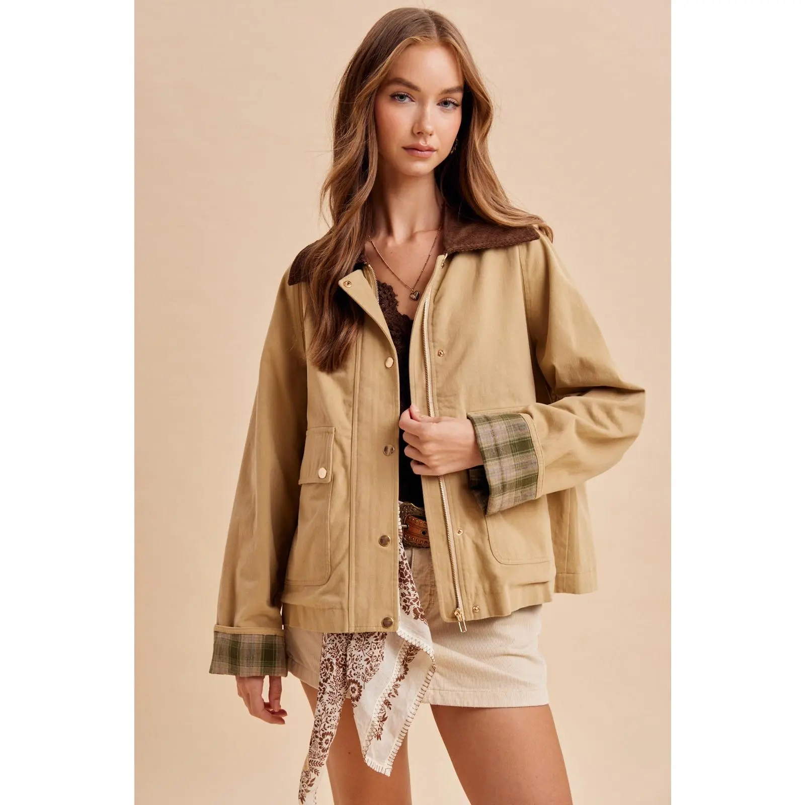 Cotton Barn Jacket in Two Colors