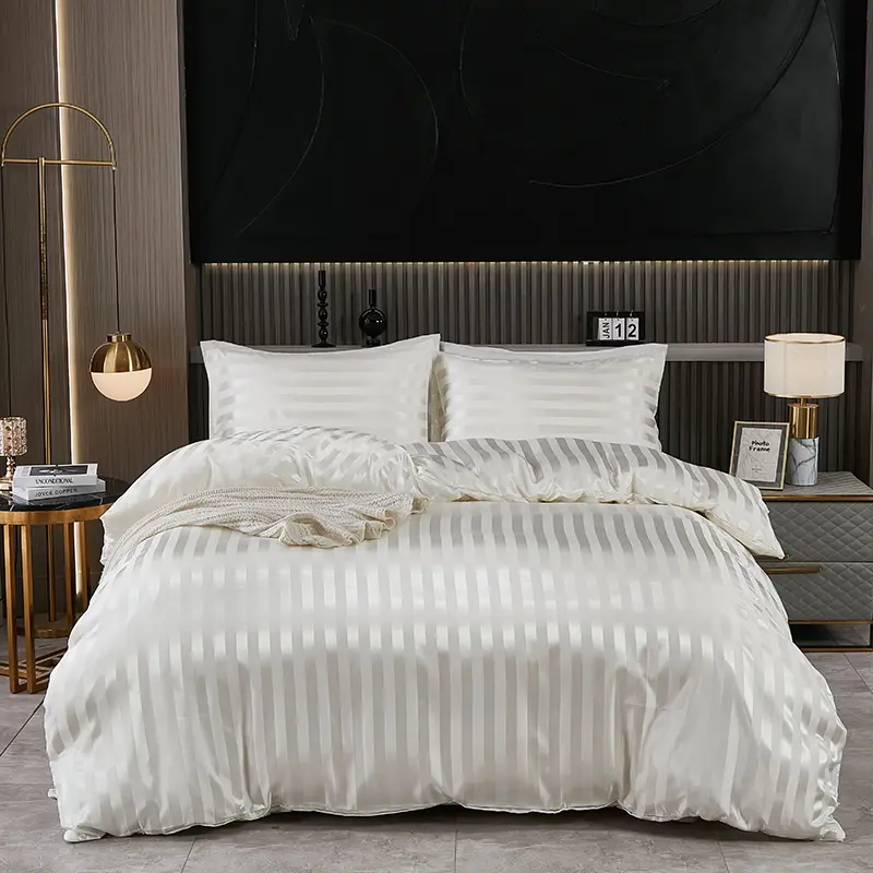 Soft Washable Pintuck  Luxurious Satin Comforter Set - 3-Piece Set, Multi-Color, Cloud-like, Ultra-Soft, Elegant Design, Machine Washable, Luxury Bedroom Decor Accessories, Breathable, All-Season Bedding, Hotel Quality,gifts for valentine's day