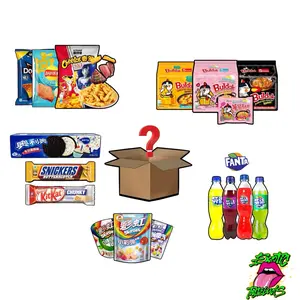 Exotic Tastebuds Bundle Box with 3 Drinks, 3 Noodles, 5 Full Size Candy/Snacks, 1 Chips