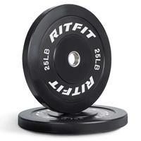 Black 25lb plate set