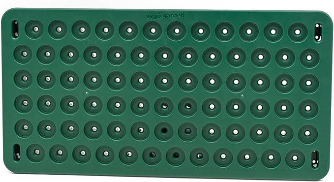 Vego Garden Seedling Popper Tool 3-in-1 Plant & Pop Board for Stackable Seedling Trays 10"x20" Efficient Seed Starting & Dispensing Grow Kit