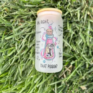 That Poison? 16 Ounce Glass Cup That Poison? 16 Ounce Glass Cup