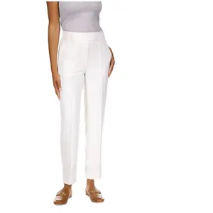 Michael Kors Womens Pull On Casual Trouser Pants, white, 10P