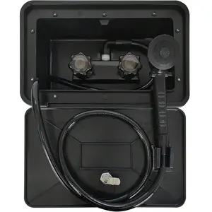 RV Exterior Shower Box Kit RV Outdoor Shower Box Kit Faucet Replacement with Shower Head & Hose