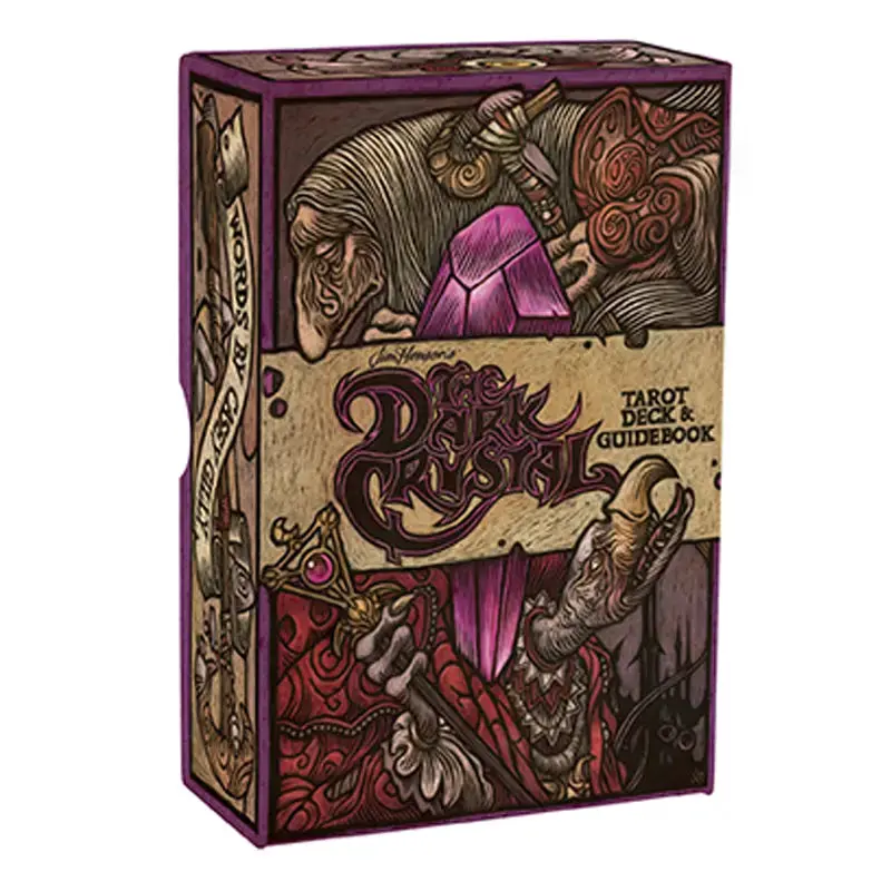 Enchanting Art The Dark Crystal Fantasy Tarot Card Set - 12+ Age Themed Card Game with Guidebook