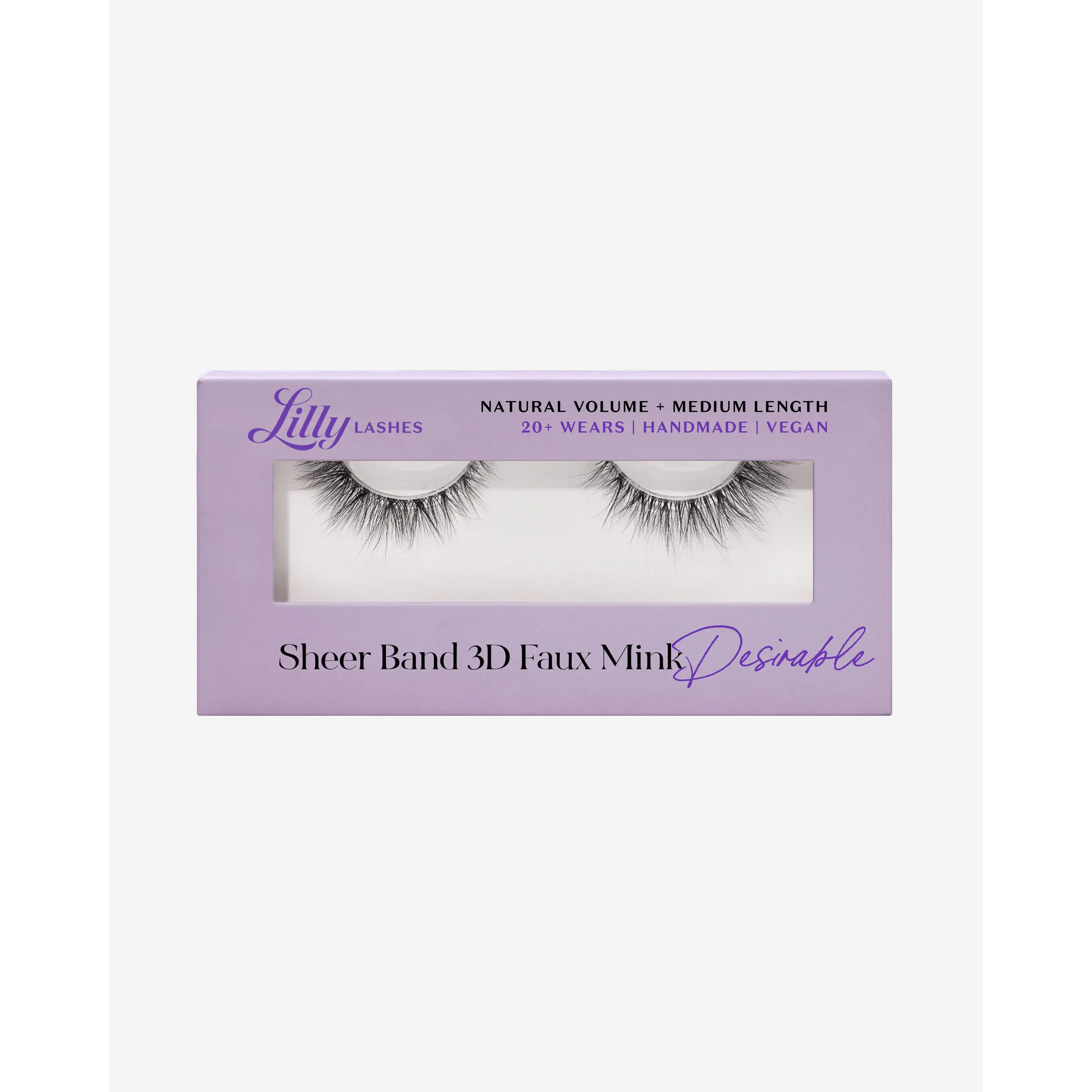 Desirable Sheer Band 3D Faux Mink Wispy Lash Eyelashes Makeup Desirable Sheer Band 3D Faux Mink Wispy Lash Eyelashes Makeup