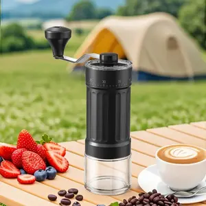 Portable Manual Coffee Grinder, Conical Grinding Design, Washable Container, 35g Capacity, Adjustable Grind Size, Home & Travel Use