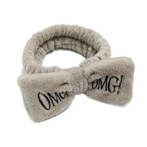 Soft Spa Brown OMG Coral Fleece Headband