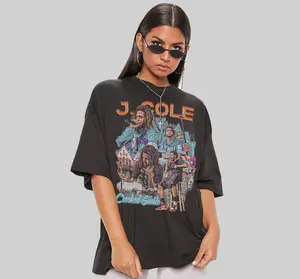 Vintage J Cole Shirt, Rapper Shirt, Unisex T-Shirt Sweatshirt Hoodie, Shirt For Man Woman, Best Gift, Funny Tee, Fan Gift HA-008