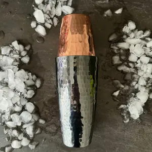 Mexican Handmade Copper Shaker 24 oz.- Black Nickel