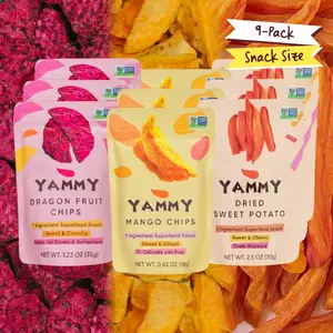 Yammy Single-Ingredient Dried Fruit & Veggie Variety Pack – The Texture Taste-Test
