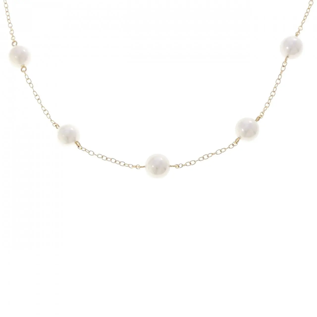 Mikimoto Au750 Akoya Pearl Necklace