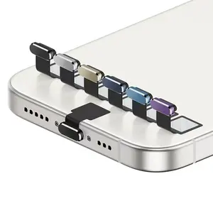 Phone Dust Plug Charging Port Cover for Apple iPhone 15/16/17 Series Type-C Anti-Dust Protector, Durable & Easy Installation Design