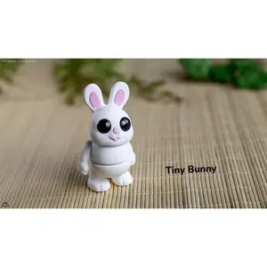 Tiny Bunny - Adorable Pint-Sized Figure with Sweet, Rounded Features and Endearing Eyes for Home Décor and Gifts