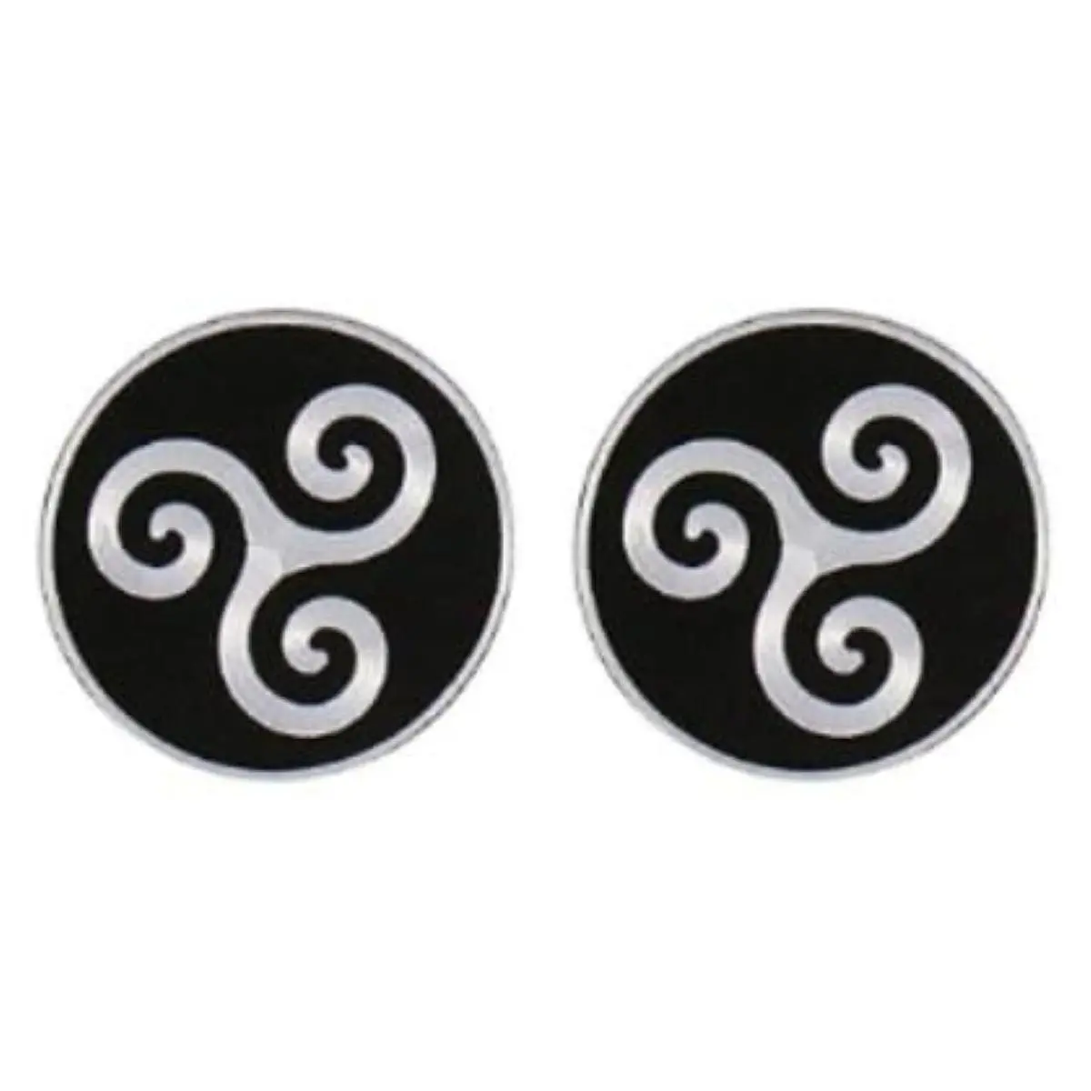 Hot Leathers Karma Symbol Embroidered Patch (Multicolor, 4" x 4")