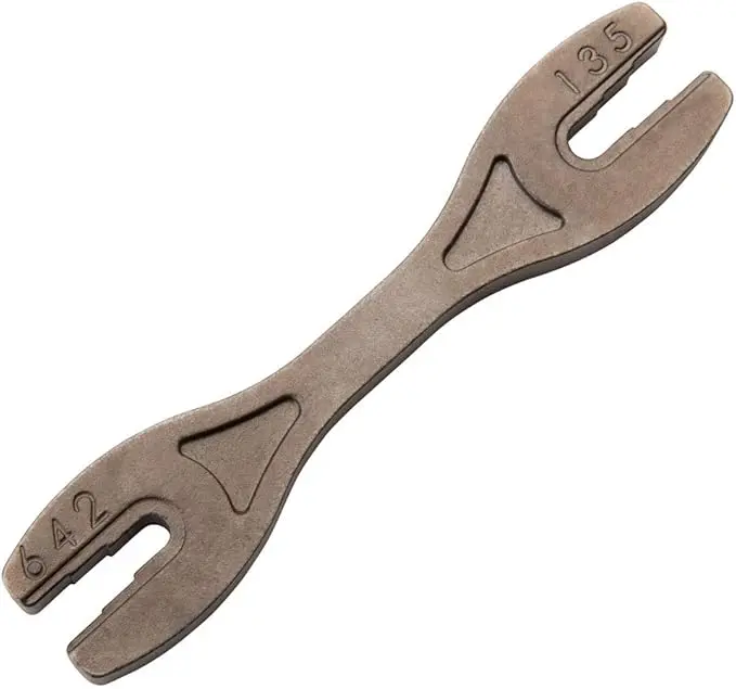 Heavy Duty 6-Way Motorcycle Spoke Wrench - Alloy Steel Construction Harley, HOnda, Street bike, Dirt bike.