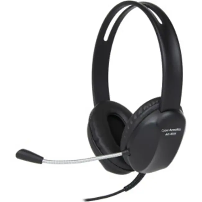 Adjustable Durable USB Stereo Headset, 20 Hz-20 kHz Audio Range, Computer-Compatible USB Connection