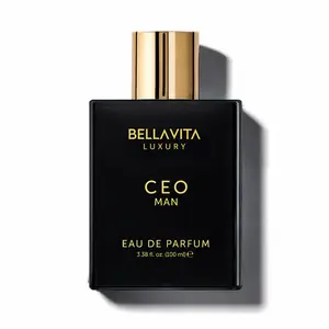 Bella Vita Luxury's CEO Man Eau De Parfum 100ml (3.38 Fl.oz) | Lemon, Lavender, Tonka & Agarwood | Long Lasting Perfume for Men | Vegan Perfume | Perfect Men Gift