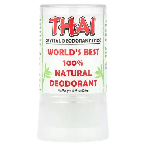 Thai Deodorant Stone Thai Crystal Deodorant Stick, 4.25 oz (120 g)
