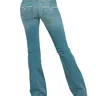 Kimes Ranch Women's Women'S Light Wash Mid Rise Lola Soho Fade Trouser - 121512