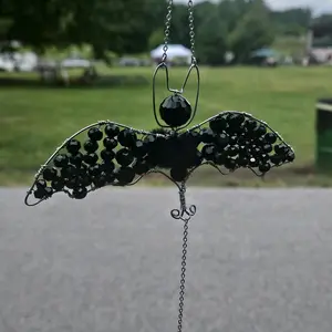 Ozzy Handmade Beaded Bat Suncatcher