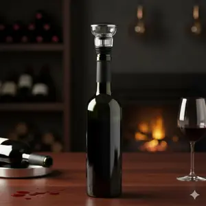 Reusable Wine Saver Kit - Leakproof & Anti-Oxidation Bottle Stoppers, Airtight Seal for Kitchen Bar Home Wine Cellar Party Portable Wine Preserver
