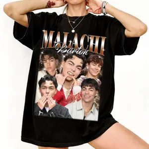 Malachi Barton 90s Vintage T-Shirt, Retro Style Malachi Barton Tee, Aesthetic Celebrity Shirt, Unisex Malachi Barton Fan Gift