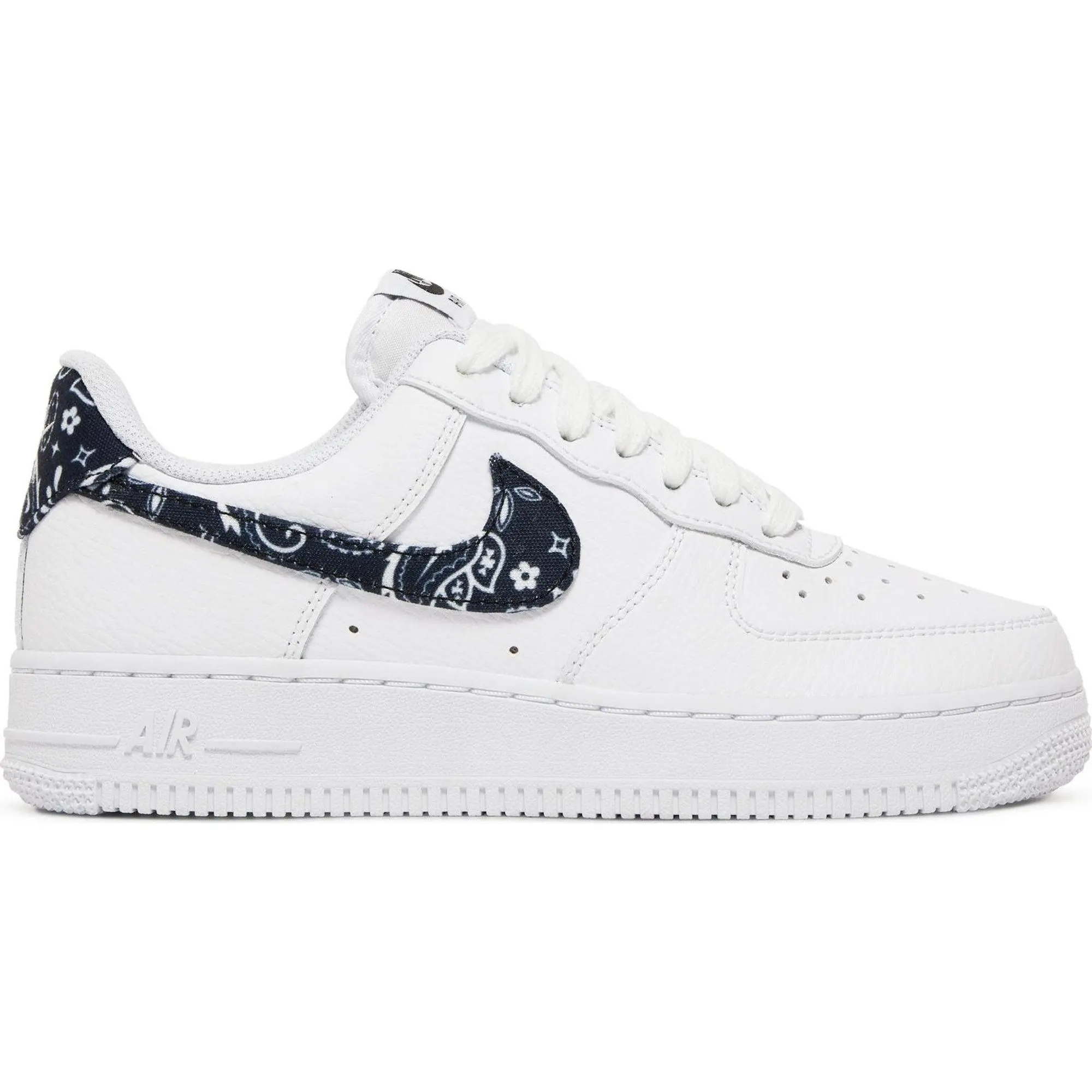 [DH4406-101] Womens Nike Air Force 1 Low '07 Essential (W) 'White Black Paisley'