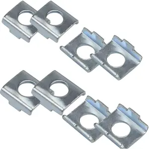 8 Pack Training Wheels Vertical Bracket for Children's Bicycle Stabiliser Support Bar Rod Locating Mount Plate Gasket 23mm+25mm Universal for Kids Bike Auxiliary Rubber Flash Mute Wheel
