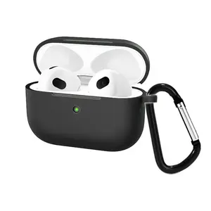 Compatible with AirPods Pro 3 Case, Protective Soft Silicone Cover with Keychain Kit for Women Men for Apple AirPods Pro 3rd Front LED Visible