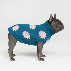 Spark Paws Knit Dog Sweater – Ultra Soft Warm Winter Dog Sweater for Small, Medium & Large Dogs – Stretch Fit Pet Sweater for French Bulldog, Pitbull, Girl & Boy Dogs Jacket