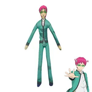 Anime The Disastrous Life of Saiki K Saiki Kusuo Cosplay Doll Twistable Shape Room Decoration Abstract Cartoon Figure Dolls Gift