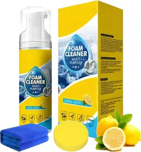 4-in-1 Multi-Enzyme Foam Cleaner 5oz/150ml, All-Purpose Deep Cleaning Spray,Powerful & Multipurpose Car Interior Foam Cleaners for Car Interior, Kitchen Grease,Bathroom Tiles