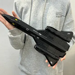 Airplane Model Kit with Stand, Unisex Aircraft Building Set for Display & Collection, Perfect Gift for Aviation Enthusiasts, Building Block Sets