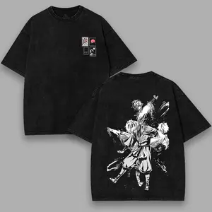 Vintage Gabimaru - Hell's Paradise Anime Tee, Washed Graphic T-shirt, Cotton Loose-Fit men's t shirts, Menswear Tops Subtle Clothing