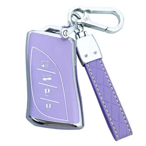 Key Fob Cover Case Compatible with Lexus ES NX GX RX UX LC LS UX Accessories Shell Protector