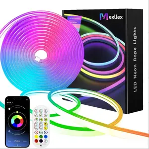 Live Neon Sign LED Light for Twitch Tiktok Youtube Streaming Gamer Room Decoration, Round Wall Bedroom Game Studio Decor