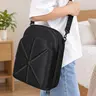 Hard Shell Hat Organizer Cover - Nylon Water-Resistant Sturdy Storage Pouch with Handle, Urban Camouflage/Cool Cow Print, Holds 6+ Hats Stay Crisp, Dustproof Portable Travel-Home Ready Case for Organization
