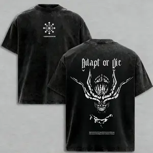 Makora Jujutsu Kaisen Anime Graphic Tee, Vintage Washed Oversized Dark Anime Streetwear T-Shirt, Soft Cotton Unisex Apparel, Gift for Jujutsu Kaisen Fans lemon demon sade soulja boy outfit truck fit clothes gorlock destroyer tshirt tok 9U0