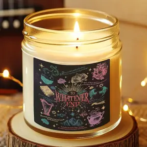 Throne of Glass Quote, To Whatever End Throne of Glass Candle, Throne of Glass Candle, Rowan Whitethorn Candles, Sarah J Maas Candle