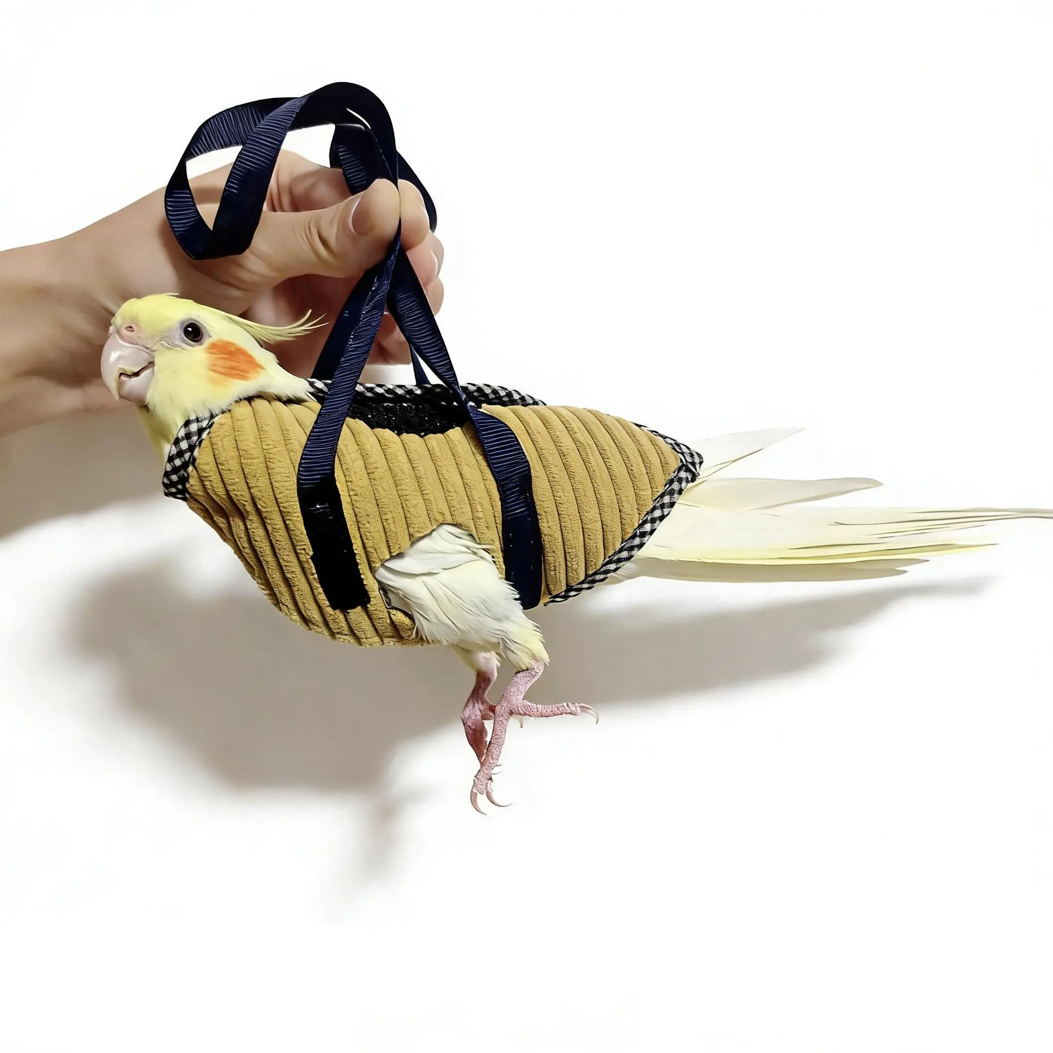Parrot external handbag Parrot handle bag Bird-walking gadget Parrot nail clipper fixation anti-flying Parrot outdoor bag