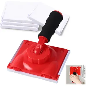 Paint Edge Trimmer with 4 Replacement Pads Edge Painting Tool for Corner Walls Ceilings Baseboards Windows Doors