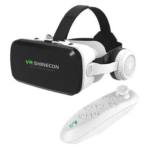 VR 3D Glasses Kit with Adjustable Lens - Smartphone Compatible, USB Charging, Ideal for Gaming & Entertainment - Perfect Halloween or Christmas Gift