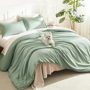 【Deals For You Days】Litanika 3-Piece Lightweight Comforter Set - Soft All-Season Fluffy Bedding, Oversized King & Multi-Sizes, Multi-Color (1 Comforter, 2 Pillowcases) for Cute Room Stuff, Room Decor, Household Items