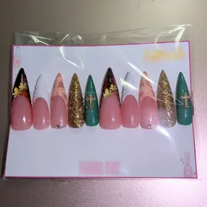 "Divine" Press on Nails | Premium Gel-Based | Salon-Quality & Reuseable | 10pc Set